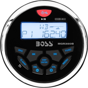 Boss Audio ZH8960 Marine Gauge MECH-LESS Receiver with Bluetooth Streaming