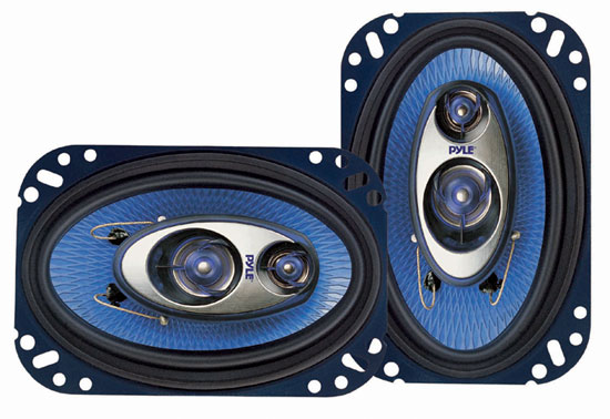 T51730 4 x 6 in. 240W Three-Way Speakers