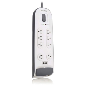 Picture of Belkin DE5132 6 ft. Cord 8-Outlets Surge Suppressor with Insured Tel