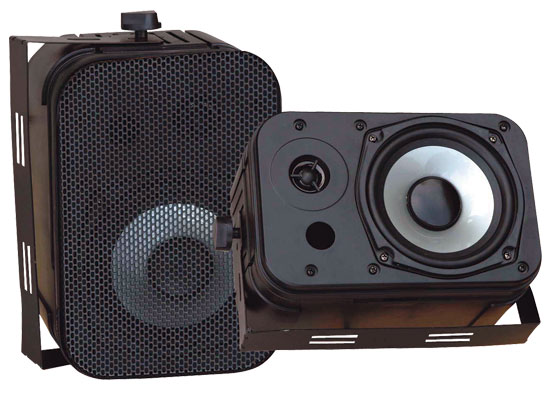 Pyle USA T51506 5.25 in. Indoor & Outdoor Waterproof Speakers, Black -  PENRAY COMPANIES, PDWR40B