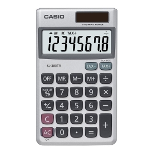Picture of Casio T54133 8-Digit Wallet Style Pocket Calculator