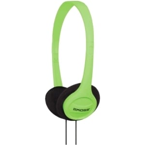 TW9554 On Ear Headphone Adjustable Headband, Green