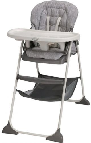 Picture of Graco Children S Products 1927570 Baby Slim Snacker Highchair - Whisk