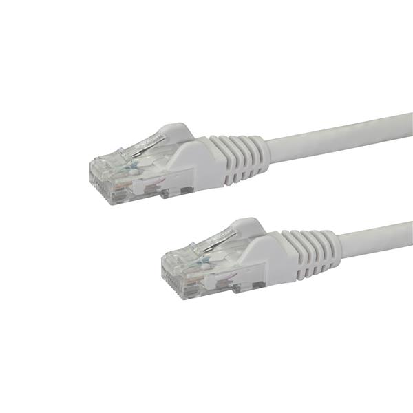 2 ft. Cat6 White Snagles Ethernet Cable UTP