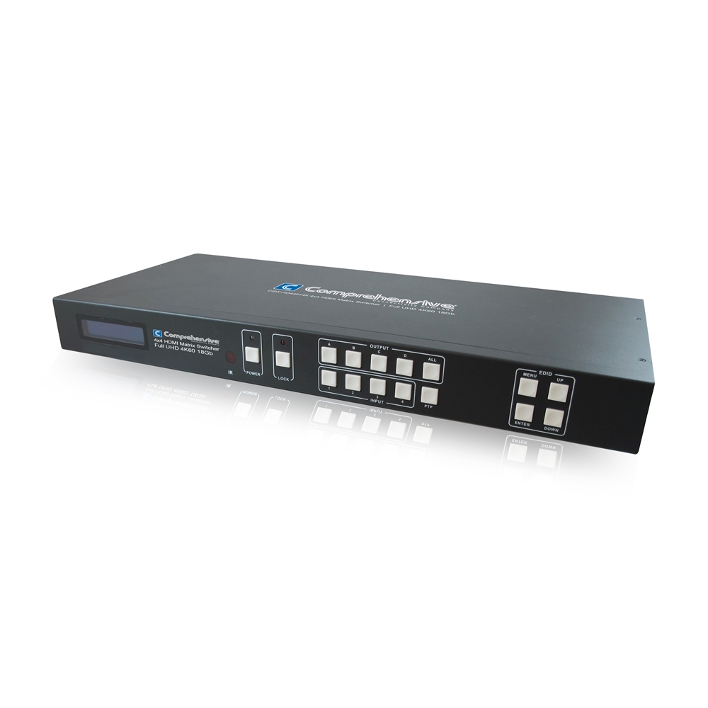 Picture of Comprehensive Cable CSW-HD44014K Hdmi Switcher 18G 4K60 444 Comprehensive - 4 x 4