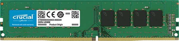Picture of Crucial By Micron - Dram CT4G4DFS824A 4 GB Ddr4 DIMM 288 Pin Memory