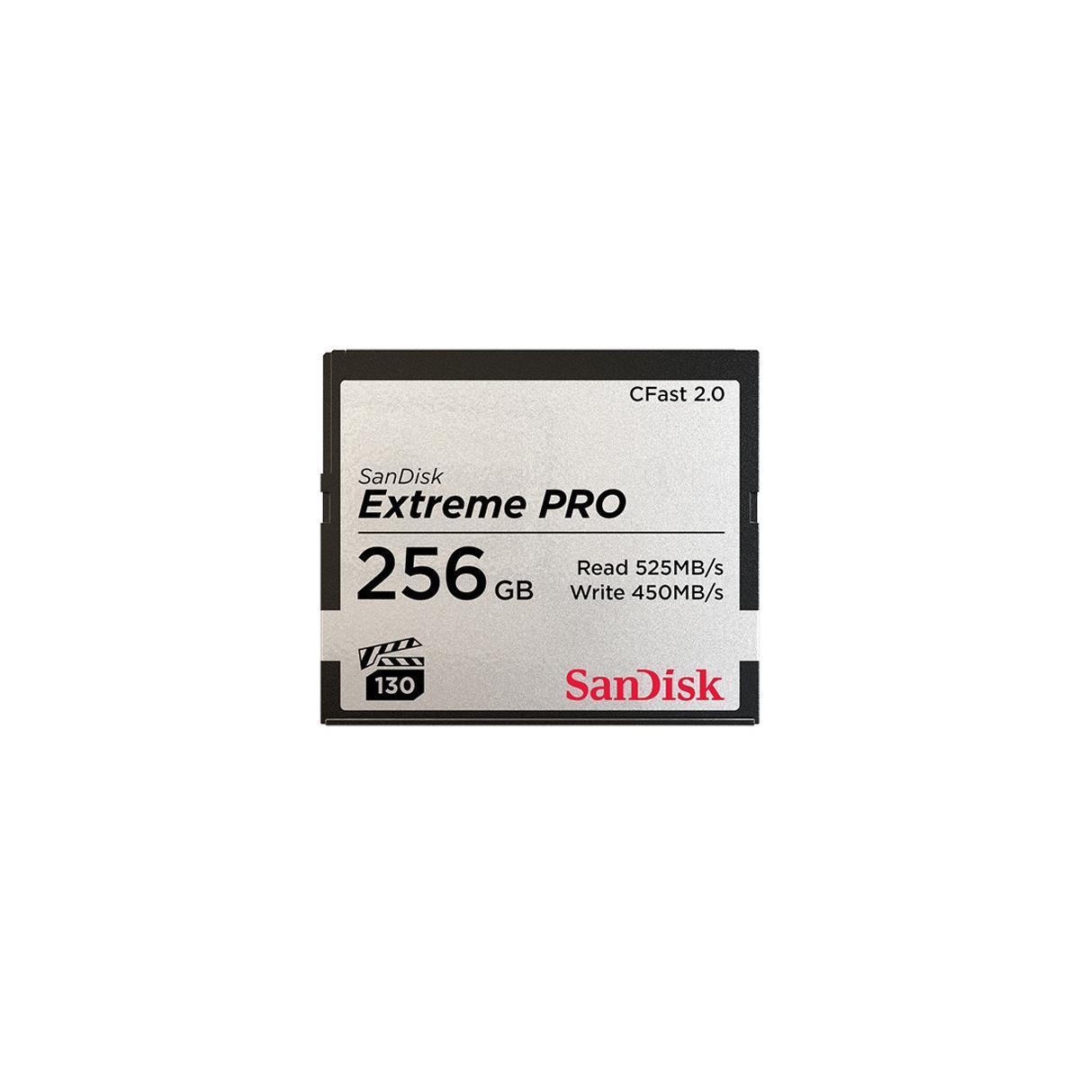 Picture of WDT - Retail Flash USB SDCFSP-256G-A46D San Disk Extreme PRO 256GB CFast Memory Card