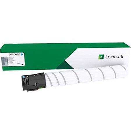 Picture of Lexmark 76C00C0 Toner Cartridge, Cyan