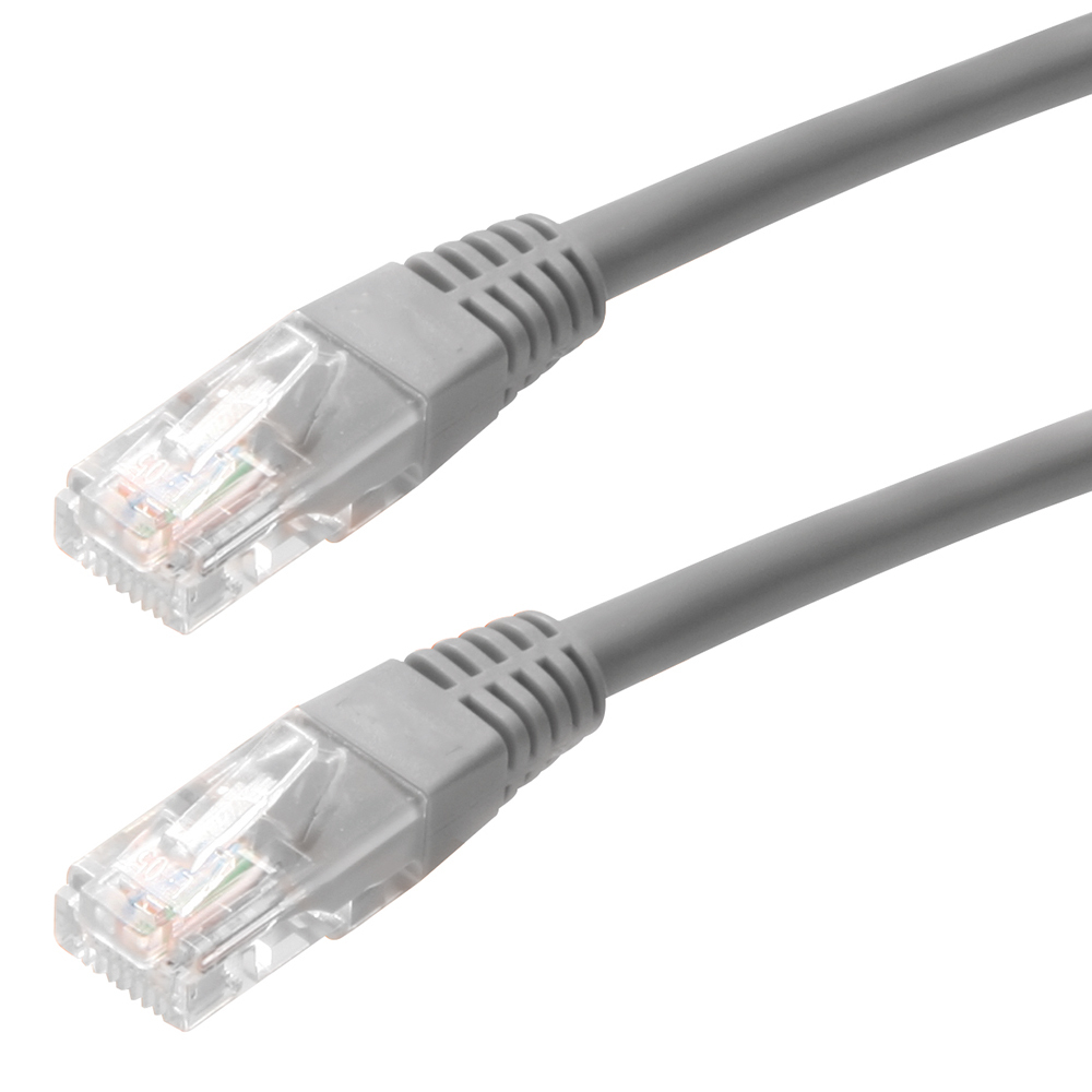 Picture of 4XEM 4XC5EPATCH25GR 25 Ft Cat5e Molded RJ45 UTP Network Patch Cable&#44; Grey