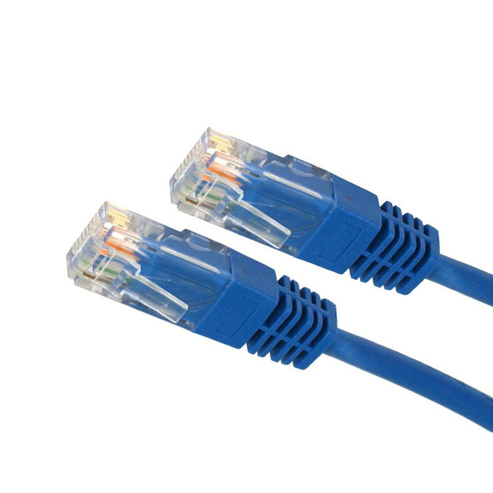 Picture of 4XEM 4XC5EPATCH50BL 50 Ft Cat5e Molded RJ45 UTP Network Patch Cable, Blue