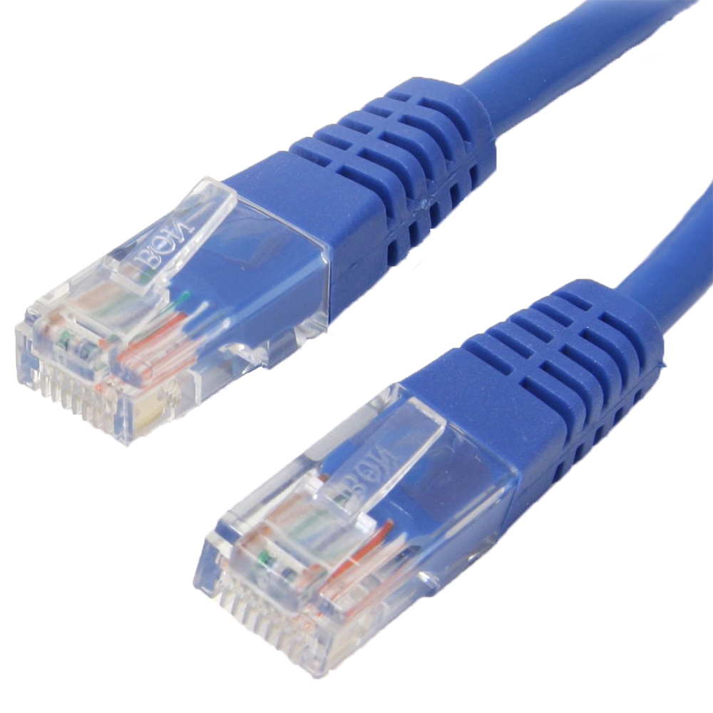 Picture of 4XEM 4XC6PATCH50BL 50 Ft Cat6 Molded RJ45 UTP Network Patch Cable&#44; Blue