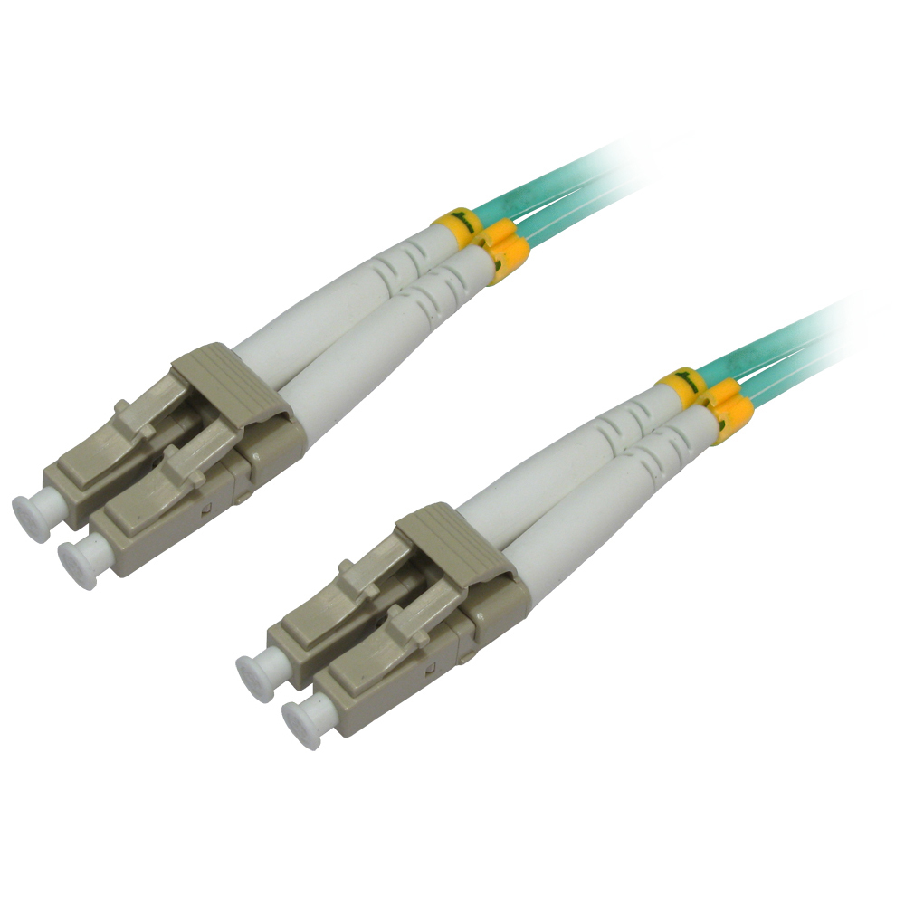 Picture of 4XEM 4XFIBERLCLC8M 8M-26Ft Duplex Fiber Optic Patch Cable