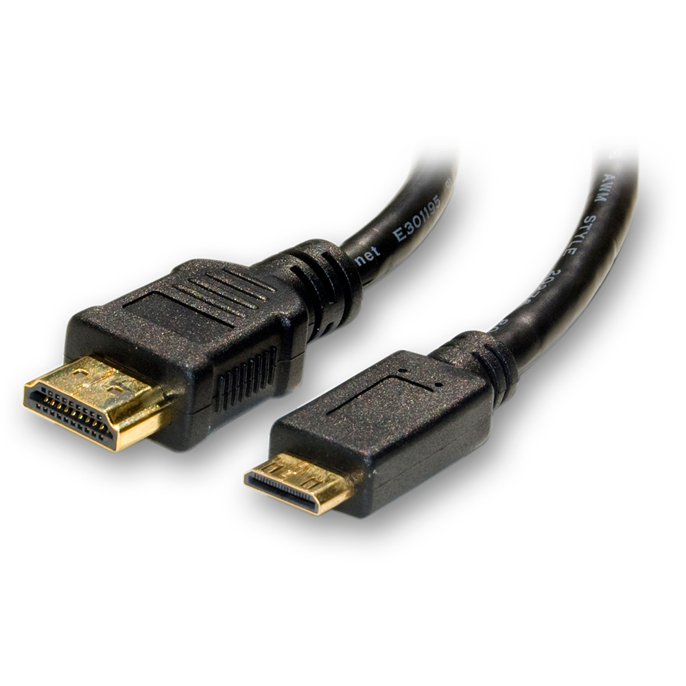 Picture of 4XEM 4XHDMIMINI10FT 10FT Mini HDMI To HDMI M-M Adapter Cable