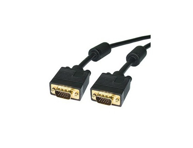 Picture of 4XEM 4XVGAMMHQ10 10FT High Quality Dual Ferrite M-M VGA Cable