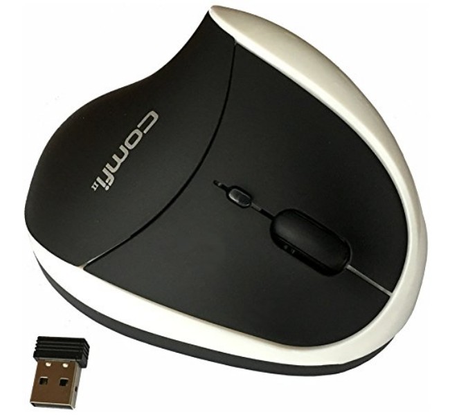 EM011-WW Comfi II Wireless Ergonomic Computer Mouse - White