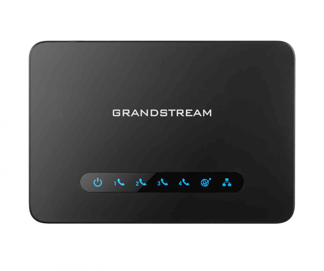 Picture of Grandstream HT812 Ht812 Analog Telephone Adapter&#44; 2 Fxs Ports Plus Nat Router
