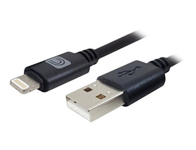 Picture of Comprehensive Cable LTNG-USBA-10PROBLK Lightning Male to USB A Male Cable, Black