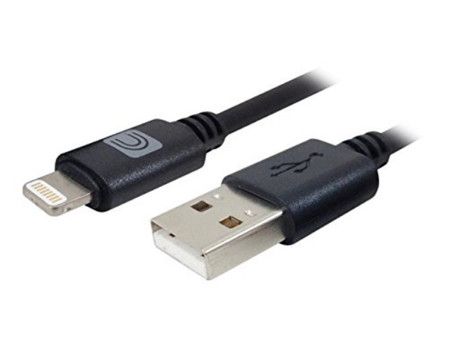 LTNG-USBA-10PROBLK Lightning Male to USB A Male Cable, Black
