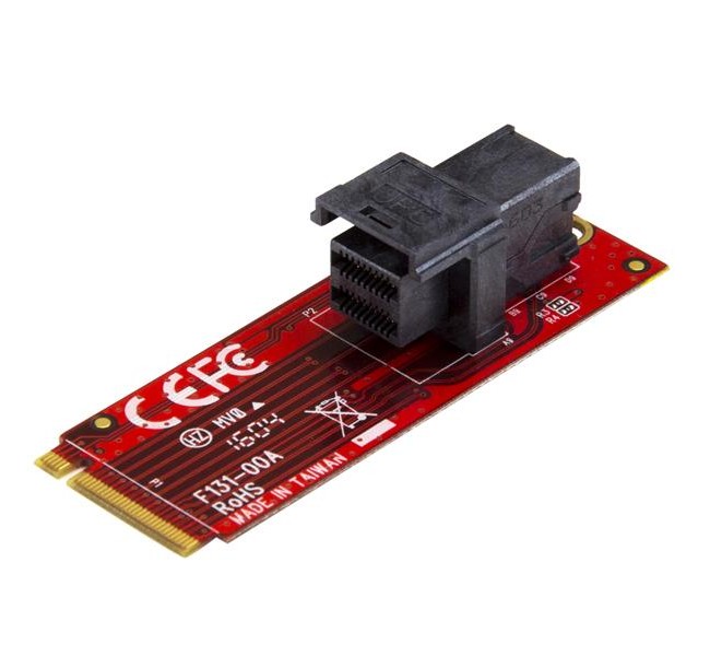U.2 to M.2 Adapter - for 1 x U.2 PCIe NVMe SSD