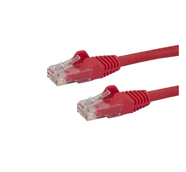 1 ft. Cat6 Ethernet Patch Cable with Snagless, Red