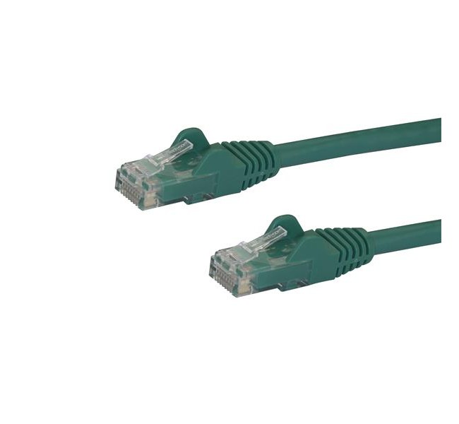 6 in. Cat6 Ethernet Patch Cable with Snagless, Green