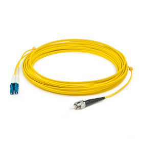 Picture of Addon ADD-ST-LC-10MS9SMF 10 m Singlemode Fiber Simplex Cable - Yellow
