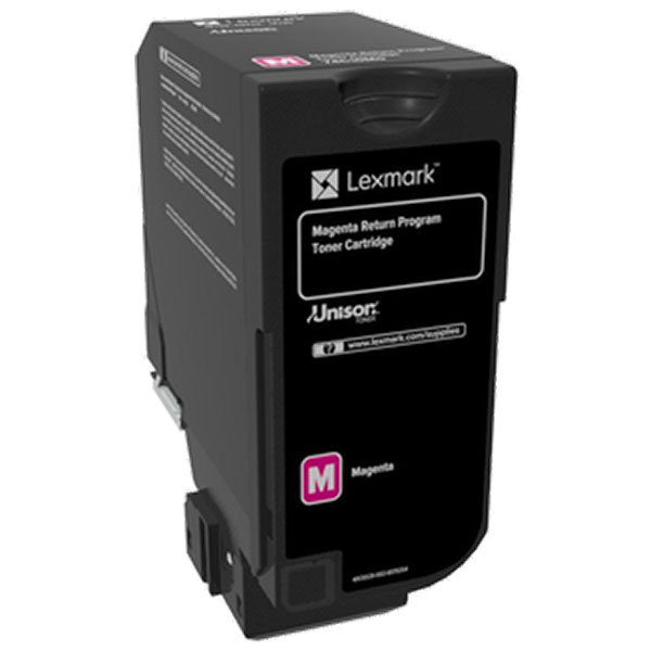 Lexmark 74C00MG Laser Original Toner Cartridge for CS72X, Magenta -  Lexmark International Inc