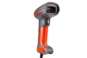 Picture of Honeywell 1280IFR-3 Granit 1280 Corded Industrial Full Range Laser Barcode Scanner - Red