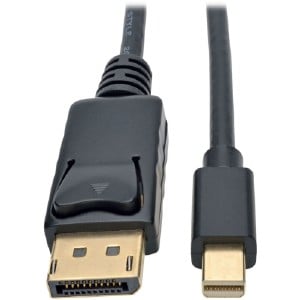 3 ft. Mini DisplayPort to DisplayPort Adapter Cable, Black