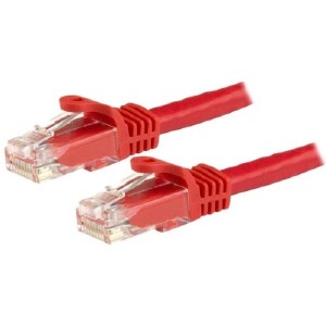 4 ft. CAT6 Patch Cable with Snagless RJ45 Connectors, Red