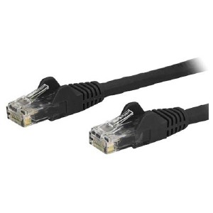 N6PATCH9BK 9 ft. Black CAT6 Cable with Snagless RJ45 Connectors