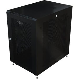 RK1233BKM 12U 19 x 30.70 in. Deep Enclosure Server Rack Cabinet, Black