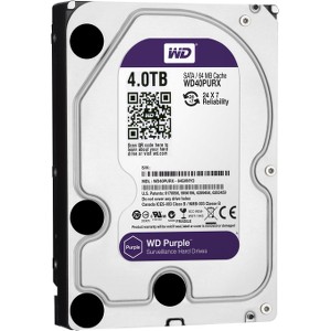 Picture of Western Digital WD40PURX 3.5 in. 4TB SATA 6Gbs 5.4k 64MB Internal Hard Drive