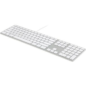 Picture of Ergoguys FK318S Matias Wired Aluminum Keyboard&#44; Silver