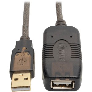 25 ft. USB 2.0 Active Extension Cable - Black