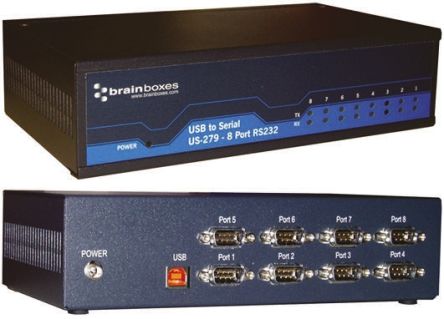 Picture of Brainboxes US-279 8 Port RS232 USB to Serial Adapter