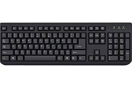 Picture of Ergoguys AEKEY 101 Key Bilingual Keyboard&#44; Arabic & English - Black