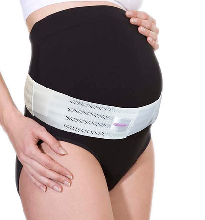 Picture of Gabrialla G MS-14 XL W Maternity Light Support Belt&#44; White - Extra Large