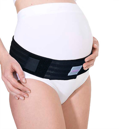 Picture of Gabrialla G MS-14 M BL Maternity Light Support Belt&#44; Black - Medium