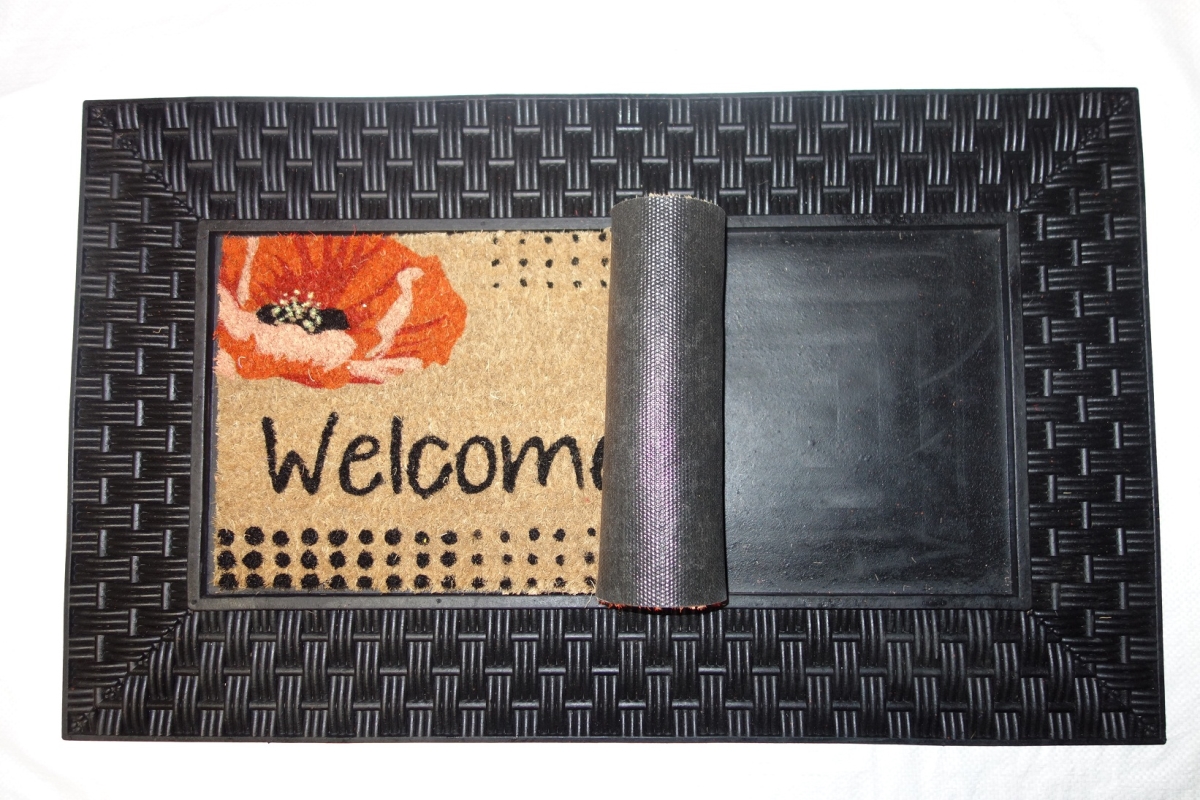Imports Decor 426RBPVC 18 x 30 in. Outdoor Seasonal Door Mat, Multi Color