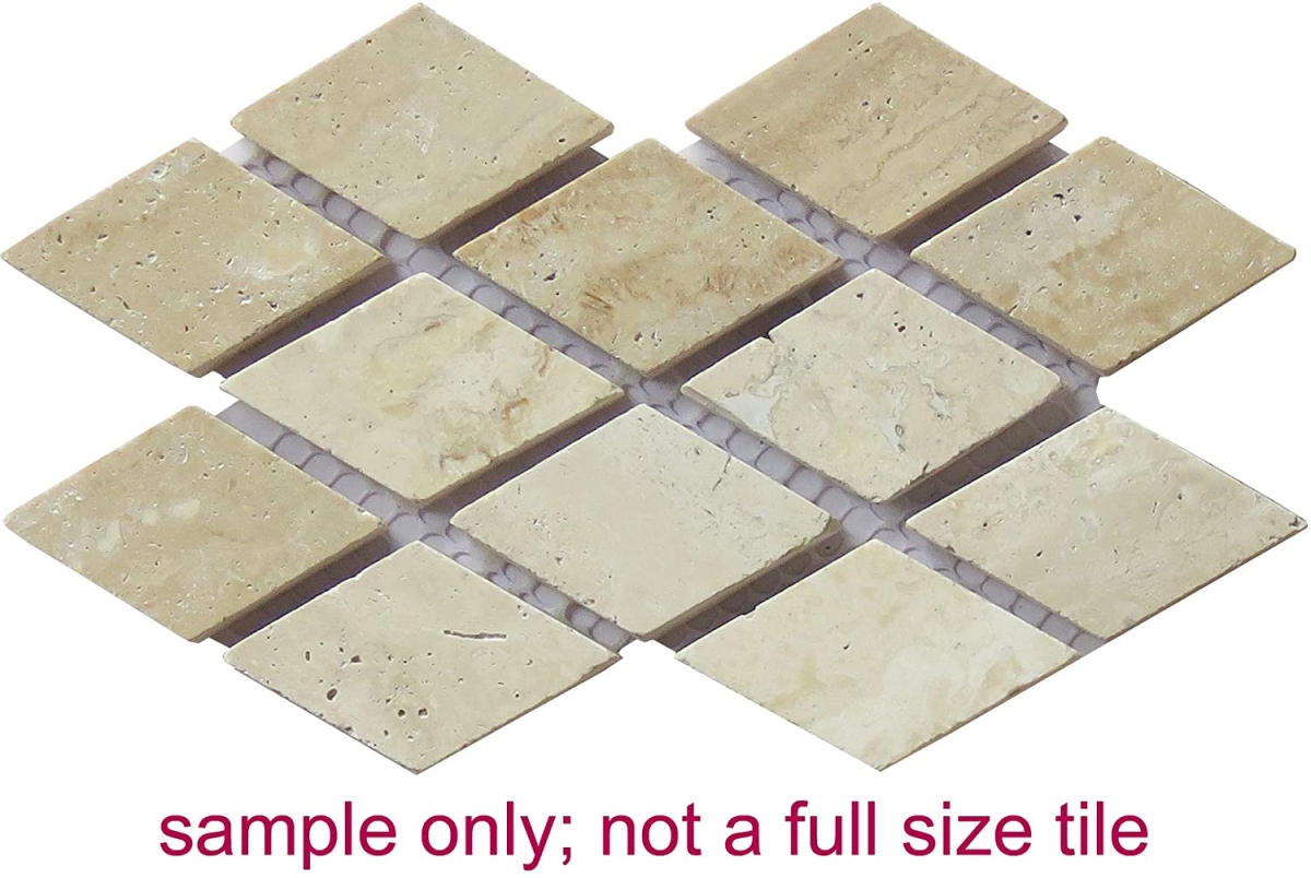 NS022-A Travertine Stone Diamond Mosaic