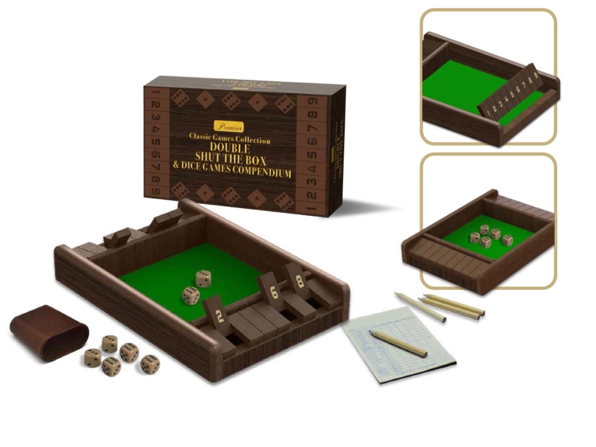 Premier Double Shut the Box & Dice Games