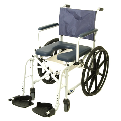 Picture of Invacare 6895 Commode Mariner Rehab Shower Chair with Binding Purple & Body Gray - 18 in.