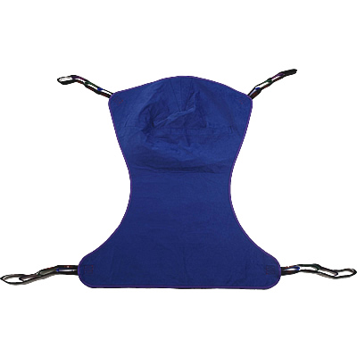 Picture of Invacare R112 Full Body, Solid Fabric Sling, Blue with Purple Binding - Medium