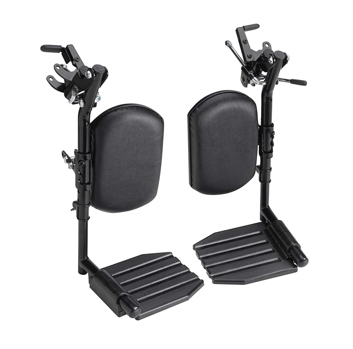 Picture of Invacare T94HAP Hemi Elevating Legrests with Aluminum Footplates & Padded Calf Pads