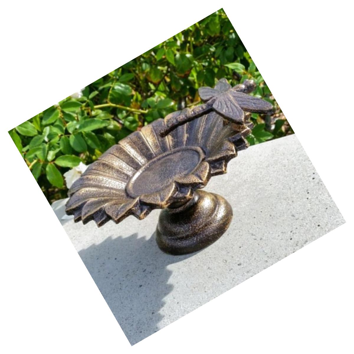 Picture of Tweet & Bathe C325-85 Cast Aluminum Tabletop Birdbath&#44; Antique Brass