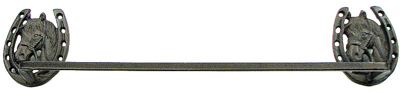 Picture of IWGAC 0170J-04206 Horse Horseshoe Towel Bar