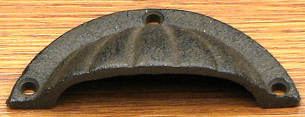 Cast Iron Seashell Handle, Set of 6