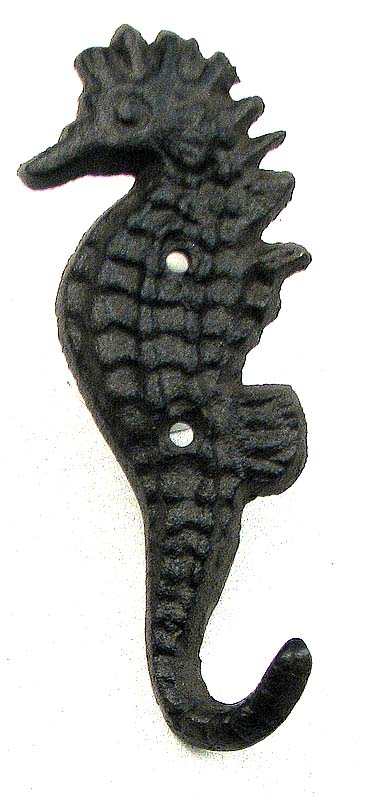 Picture of IWGAC 0184J-0575 Cast Iron Seahorse Hook