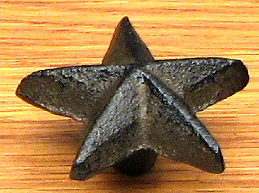 Star Drawer Pull Cast Iron, Set of 12